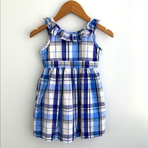 Classic Prep blue plaid dress